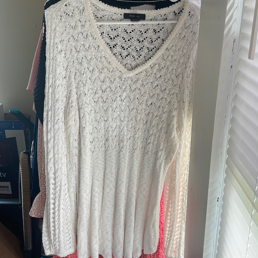 Could be a shirt or short dress.